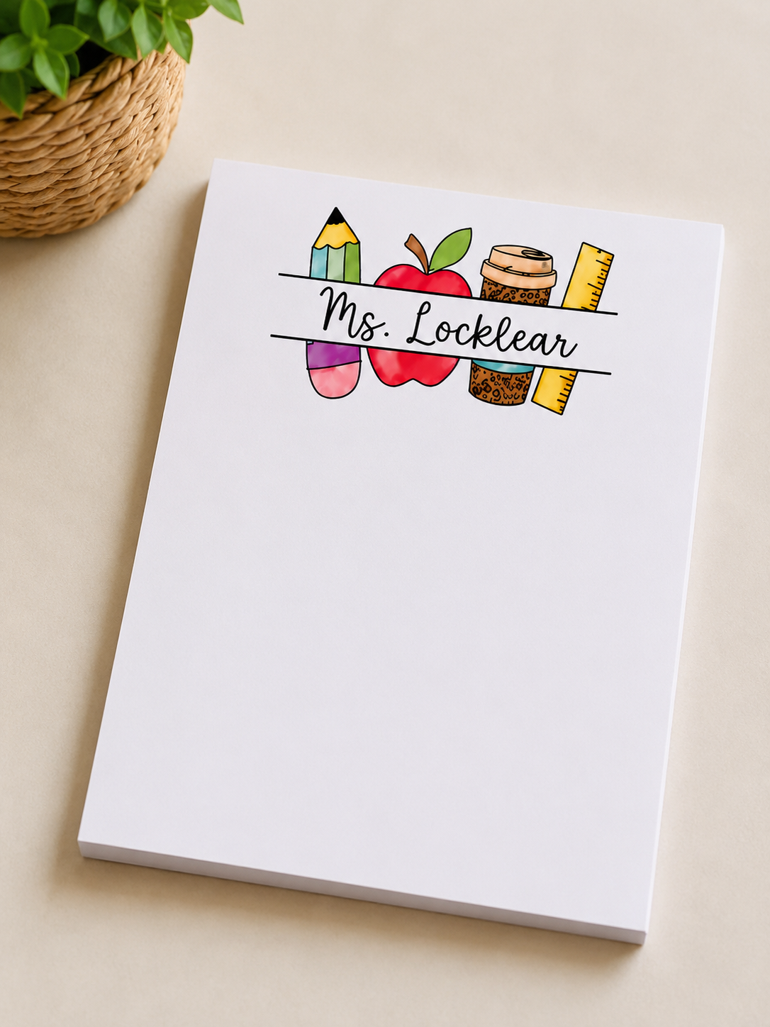 Teacher note pad