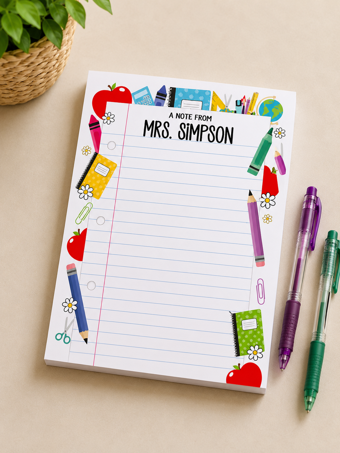 Teacher stationary