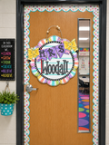 Classroom door hanger