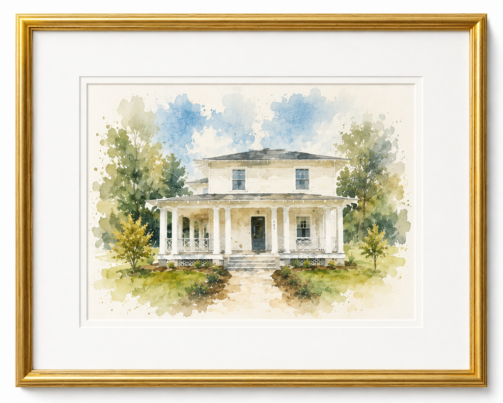 Custom Home Heirloom Painting