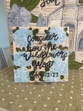 Hymnal flat canvas