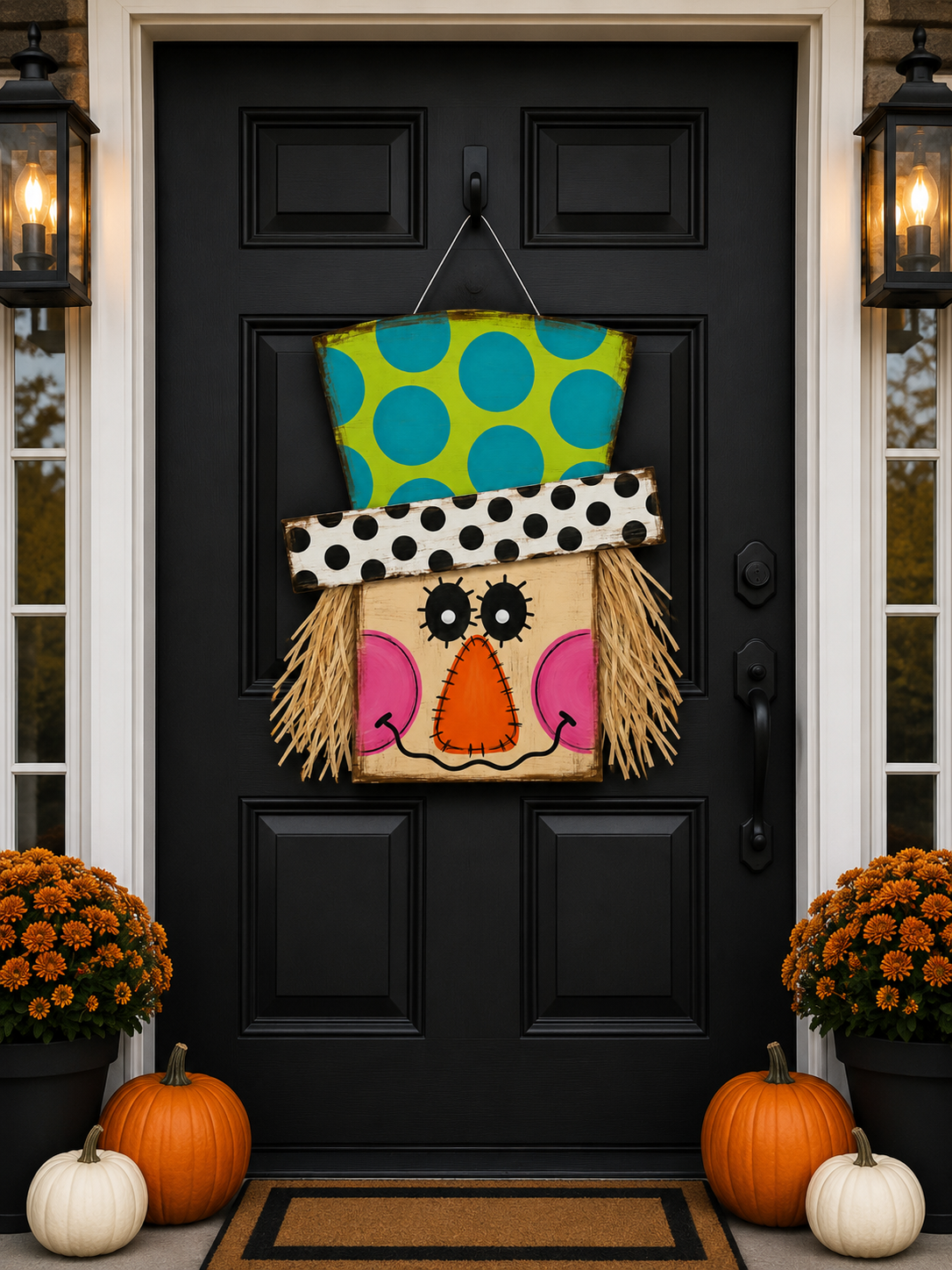 Scarecrow Door Hanger