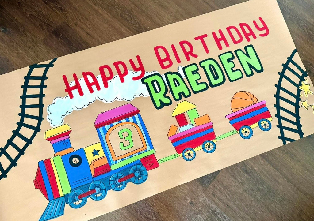 Custom Hand Painted Celebration Banner