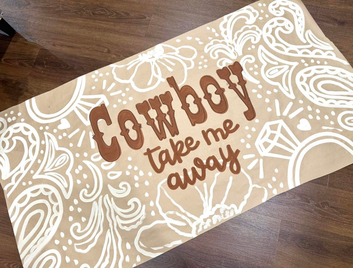Custom Hand Painted Celebration Banner