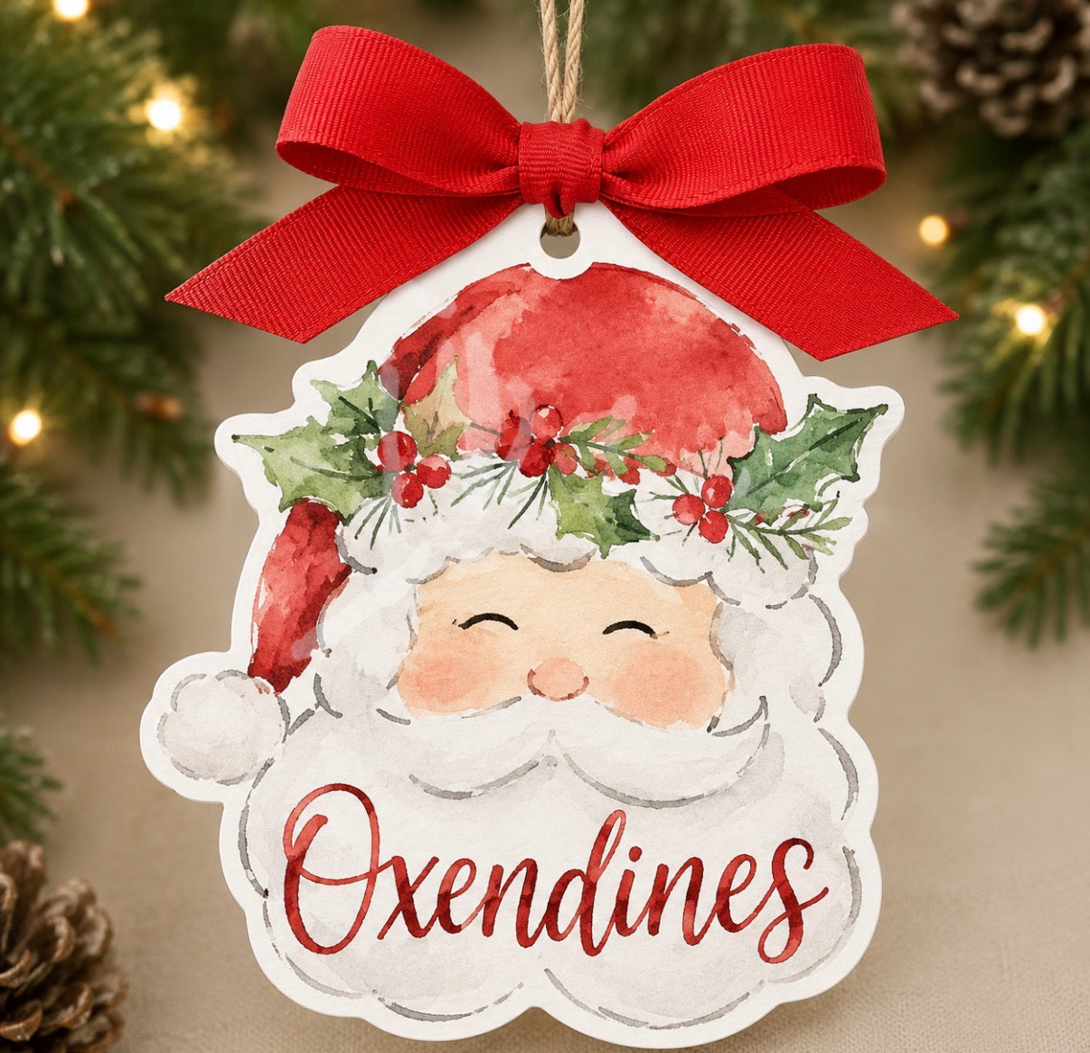 Santa Ornament